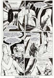 Ezquerra, Carlos - Carlos Ezquerra Boba Fett 1/2: Salvage Story Page 3 Original Art (Dark Horse, 1997)....