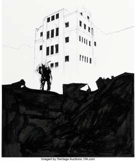 Christophe Bec Bunker, Réminiscences #3 Cover Original Art (Dupuis, 2009)....