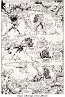 Pérez , George - George Pérez and Romeo Tanghal The New Teen Titans Annual #1 Story Page 21 Starfire Original Art (DC, 1982)....