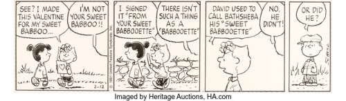 Schulz, Charles | Charles Schulz Peanuts Daily Comic Strip Original Art dated 2-12-91 (United Feature Syndicate, 1991).... | Heritage