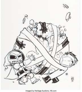Young, Skottie - Skottie Young Secret Wars #9 Variant Cover Original Art (Marvel, 2016)....