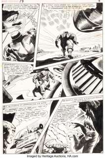 Colan, Gene - Gene Colan and Mike Esposito Marvel Super-Heroes #18 Story Page 5 First Guardians of the Galaxy Original Art (Marv...
