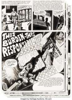 Grandenetti, Jerry - Jerry Grandenetti Creepy #47 Complete 10-Page Story "This Burden -- This Responsibility!" Original Art (Warren Pub... (Total: 10 Items)