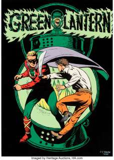 Beck, C. C. | C.C. Beck Green Lantern #1 Cover Re-Creation Original Art (1980). ... | Heritage