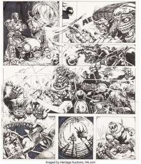 Bisley, Simon - Simon Bisley 2000 AD #556 Unpublished ABC Warriors Story Page Original Art (Fleetway Publications, 1988)....