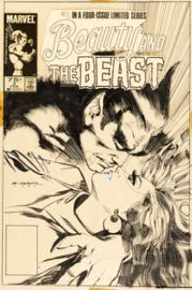 Sienkiewicz, Bill | Bill Sienkiewicz Beauty and the Beast #2 Cover Original Art (Marvel, 1985).... | Heritage