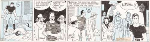 Caniff, Milton | Milton Caniff Terry and the Pirates Daily Comic Strip Original Art dated 9-11-35 (Chicago Tribune-N.Y. News Syndic... | Heritage