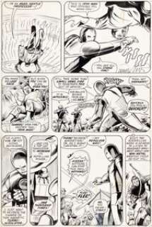 Smith, Barry | Barry Smith and Jim Mooney Iron Man #47 Story Page 13 Original Art (Marvel, 1972).... | Heritage