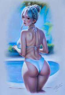 Denis P | Denis Prenzel - Original Pastel Zeichung Mara (29, 7 x 42 cm) - Page volante - (2023) | Catawiki