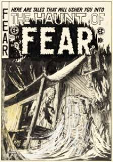 Ingels, Graham - Graham Ingels (as "Ghastly") Haunt of Fear #27 Cover Original Art (EC, 1954)....