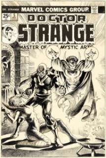 Brunner, Frank | Frank Brunner Doctor Strange #5 Cover Original Art (Marvel, 1974).... | Heritage