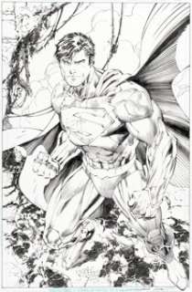 Lee, Jim | Jim Lee and Scott Williams Justice League #1 Splash Page 24 Superman Original Art (DC, 2011).... | Heritage