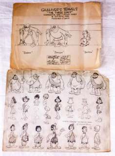Studio Drawings from Fleischer Studios 1939 (2) | Goldfinch Auctions