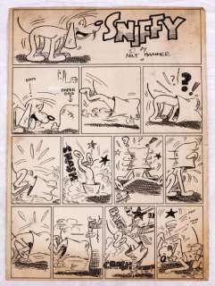 Sniffy Original Comic Page by Milt Hammer | Goldfinch Auctions