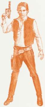 Sanjulian (Manuel Perez Clemente) | Sanjulian (Manuel Perez Clemente) Han Solo Specialty Illustration Original Art (undated).... | Heritage