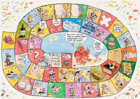 Vuillemin, Philippe - Philippe Vuillemin Sexe en Vacances Illustration Original Art (undated)....