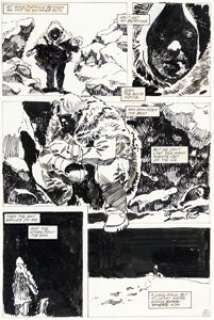 Zaffino, Jorgé - Jorge Zaffino Wintersea Story Page 39 Original Art (IDW Publishing, 2010). ...