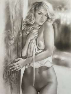 Juliana Ovsyanka | Ovsyanka, Juliana - Signed original piece - Formaat: 29 x 42 cm - Breeze | Catawiki