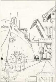 Goffin, Alain | Goffin, Alain - Dessin original - Le Mystère du Quai 19 | Catawiki
