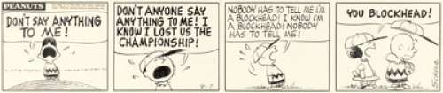 Charles Schulz | Peanuts Daily Baseball-Themed Comic Strip Original Art (United Feature Syndicate, 1963).... | Heritage