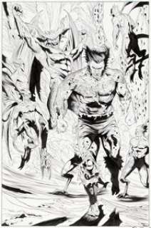 Renato Guedes and Jose Wilson Magalhaes - Wolverine Vol 4 #4 Splash Page 18 (Marvel, 2010).