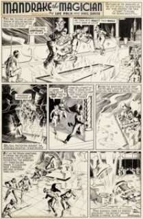 Phil Davis | Mandrake the Magician Sunday Comic Strip Original Art dated 7-16-39 (King Features Syndicate, 1939). | Heritage