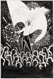 Tradd Moore - Vote Loki #4 Cover Original Art (Marvel, 2016).