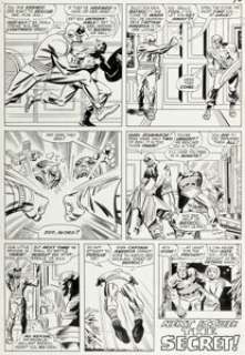 Jack Kirby And Frank Giacoia | Tales of Suspense #85 Story Page 10 Captain America Original Art (Marvel, 1967). | Heritage