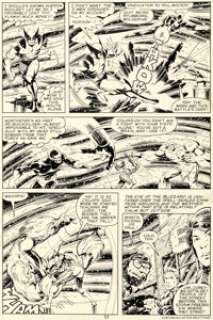 John Byrne and Terry Austin - The X-Men #121 Story Page 17 Original Art (Marvel, 1979).