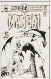 Jim Aparo | Man-Bat #1 Cover Original Art (DC, 1976). (Total: 2 Items) | Heritage