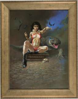 Frank Frazetta | Vampirella: 25th Anniversary Special (#nn) Cover Painting Original Art (Harris, 1996). | Heritage