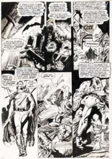 Vicente Alcázar Dracula Lives #4 "Look Homeward, Vampire!" Story Page 5 Original Art (Marvel, 1974).