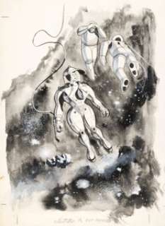 Jack Gaughan Galaxy Magazine Illustrations Original Art Group of 2 (Galaxy Publ., 1961). (Total: 2 Original Art)