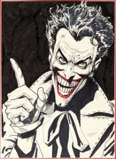 Brian Bolland USA Magazine #36 Joker Cover Original Art (L‘Écho des Savanes, 1988).
