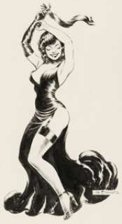 Mark Schultz - Dancer Illustration Original Art (undated).