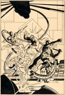 Frank Miller and Klaus Janson Daredevil #165 Cover Original Art (Marvel, 1980).