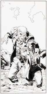 Bernie Wrightson and Kevin Nowlan Batman: Hidden Treasures #1 Solomon Grundy Splash Page 14 Original Art (DC, 2010).