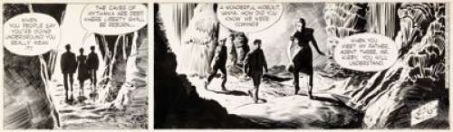 Alex Raymond Rip Kirby Daily Comic Strip Original Art dated 10-15-54 (King Features Syndicate, 1954). | Heritage