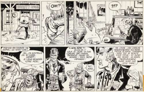 Jean Giraud (Moebius) Blueberry, L’Homme à l’Étoile d’Argent #6 Story Page 3 Original Art (Dargaud, 1969). | Heritage