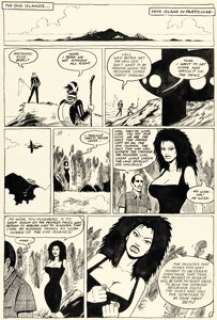 Gilbert Hernandez Love and Rockets #1 Luba First Appearance Story Page 5 Original Art (Los Bros. Hernandez, 1981).