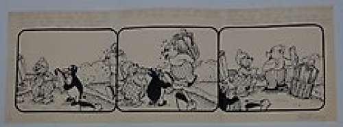 Kring, Paul Arne | Kring, Paul Arne - Originele strook - Rasmus Klump - Petzi, Pol Pel en Pingo - (jaren 1980) | Catawiki