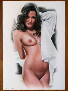 Paul Abert | Paul Abert - Nude Art - Erotik - Original drawing (Acryl, Pastell, Kohle, Airbrush) - Pin up Art - Size: 21 x 29,6 cm. signed -unique - Exemplaire unique | Catawiki