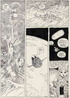 Jean Giraud (Moebius) Le Bandard Fou Story Page 12 Original Art (Les Editions du Fromage, 1975). | Heritage