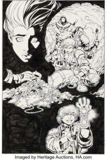 Joe Madureira and Tom McWeeney Battle Chasers #5 Story Page 1 Original Art (Image, 1999).