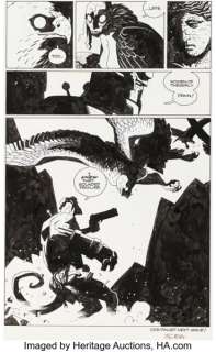 Mike Mignola Hellboy: Wake the Devil #2 Story Page 22 Original Art (Dark Horse, 1996). | Heritage