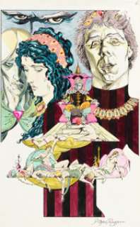 P. Craig Russell Epic Illustrated #3 Elric: The Dreaming City (Part 1) Splash Page 6 Original Art (Marvel/Epic, 1980).