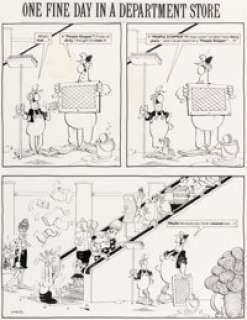 Don Martin MAD #254 Complete 1-Page Story Original Art (EC, 1985).