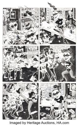 Julie Doucet Dirty Plotte #8 Story Page 4 Original Art (Drawn & Quarterly, 1994).
