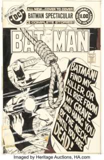 Marshall Rogers DC Special Series #15 Batman Spectacular Cover Original Art (DC, 1978).