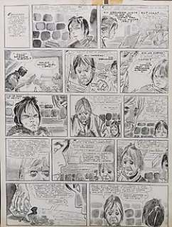 Hugo Pratt | Hugo Pratt - Tavola originale - "Il ragazzo Rapito" tav. 5 - Page volante - Exemplaire unique | Catawiki